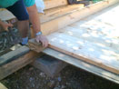 Log Cabin Kit Construction in Maine Step 8