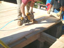 Log Cabin Kit Construction in Maine Step 9