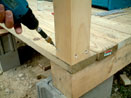 Log Cabin Kit Construction in Maine Step 36